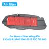 Высокопоточный воздушный фильтр для мотоцикла Honda Silver Wing 400 FSC400 FJS400 2006-2015 FSC FJS 600 Очиститель впускного тракта двигателя Аксессуары
