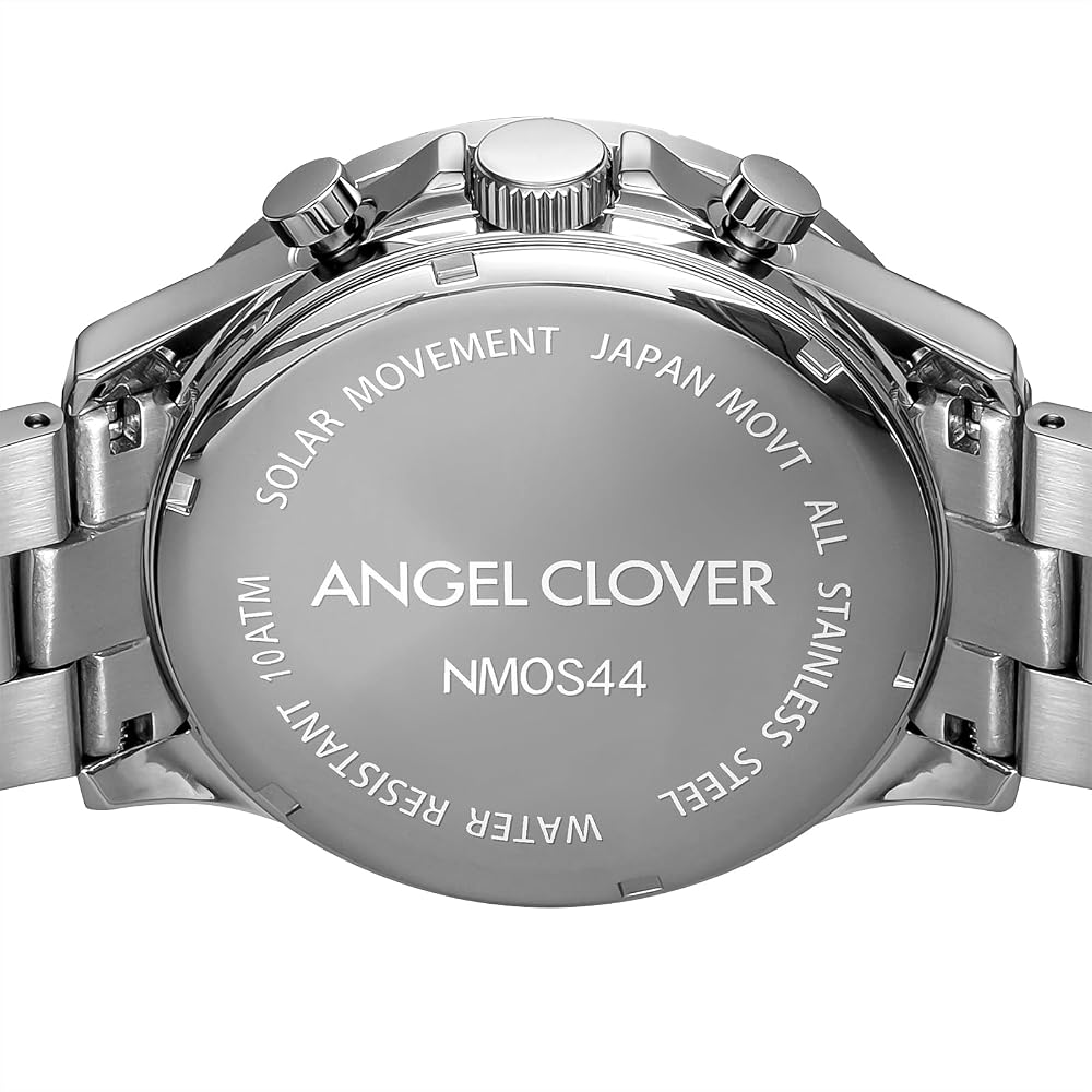 Мужские часы AngelClover, Часы Angel Clover, MONDO SOLAR, NMOS44SNNV, Солнечная батарея, Водонепроницаемость 100 м...