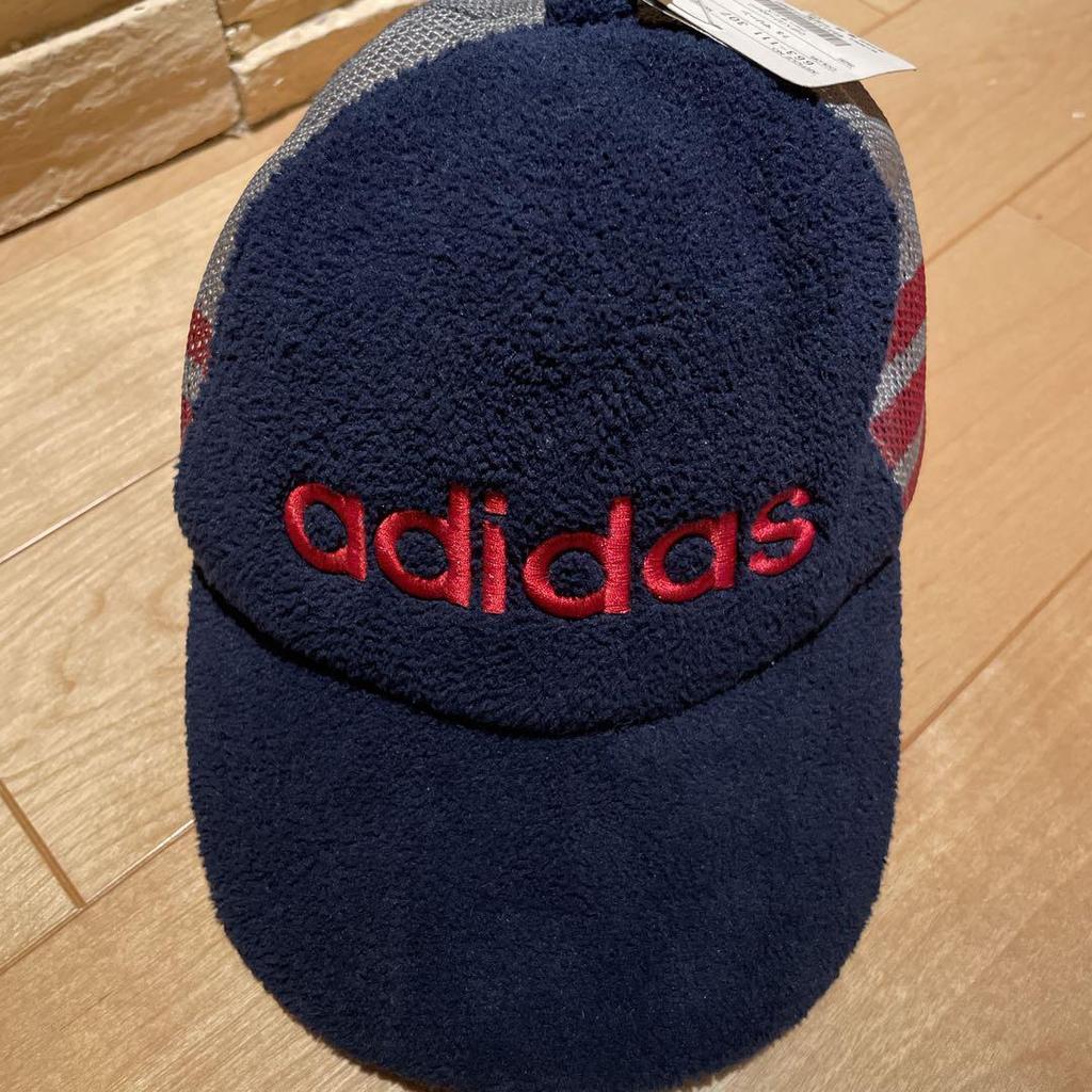 [Б/У] Неношеный 90-е / Дайки Цунэта / adidas / Кепка / Флис + Сетка