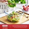 Прозрачный стеклянный контейнер ZISIZ для микроволновой печи