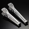 304 Stainless Steel Three-wire Food Clip Bread Clip Steak Clip Barbecue Anti-scalding Tool 1mm Thick Multi-size