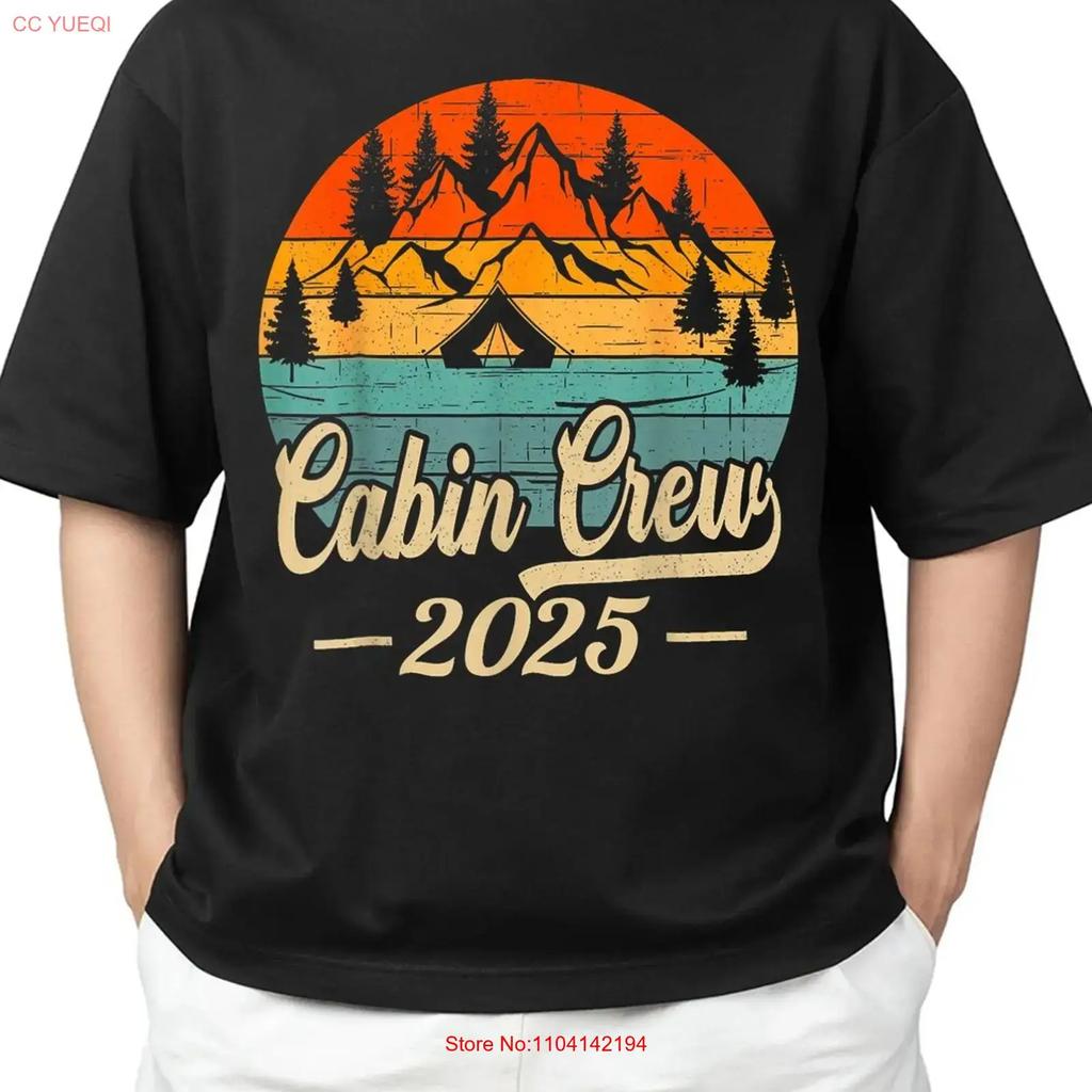 Cabin Group Vacation Mountain Friends Trip T Shirt Mood S 4xl Vintage Washed Stretched Homme Top For Everyday Wear Breathable