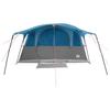 Tunnel Tent with Roof Blue 366 x 244 x 198 cm Polyester and Steel