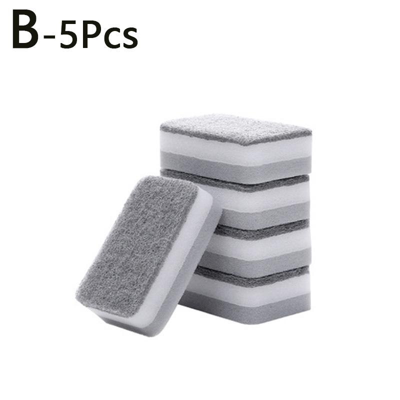 5pcs Creative Scouring Pad Dish Washing Sponges Kitchen Cleaning Soft Kitchen Tools KTY