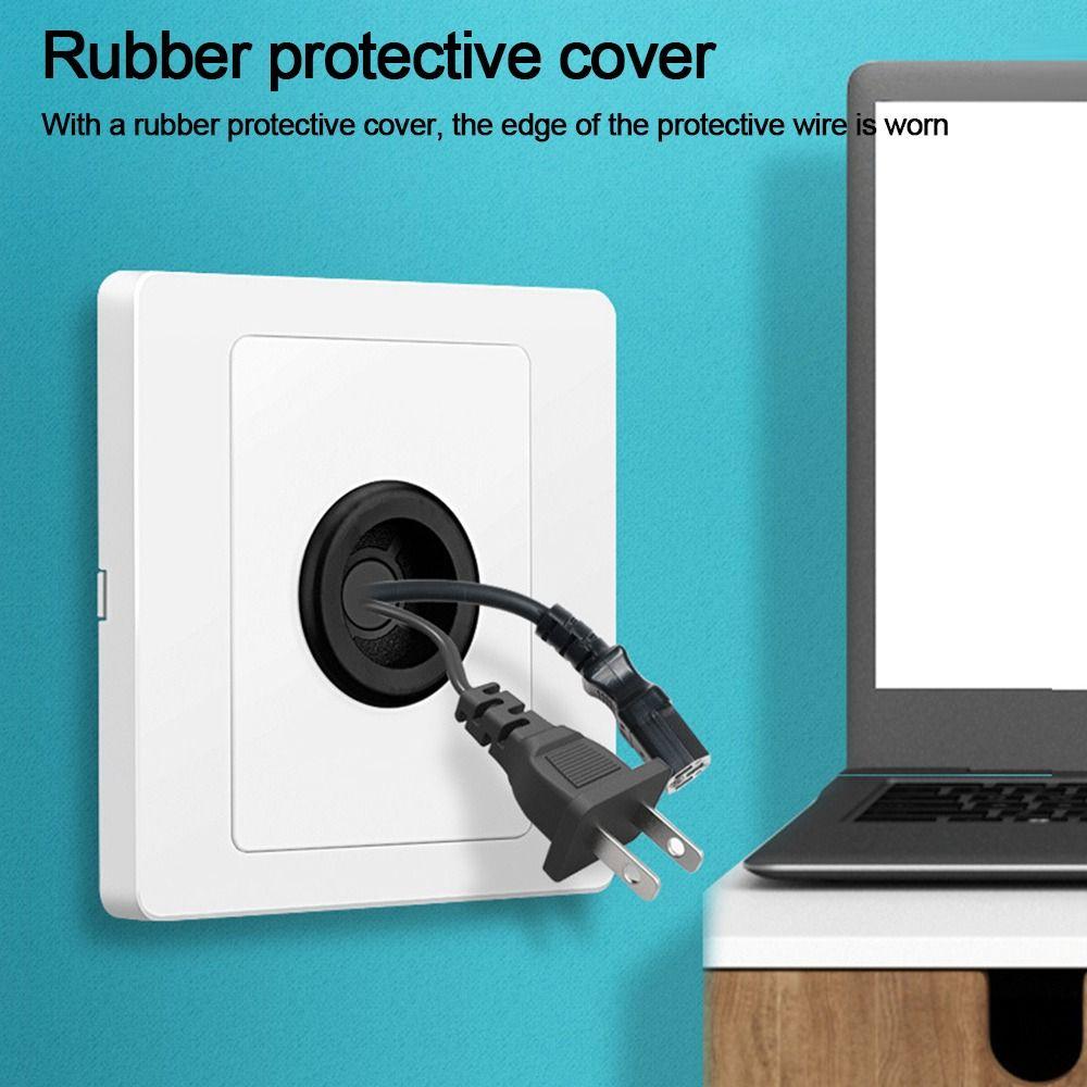 С резиновой прокладкой кабельная розетка панель 86Type декоративная крышка улучшение дома настенная пустая панель дома