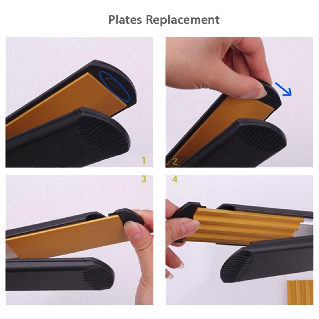 Парикмахерская Керамический Стайлер для Завивки Волна Выпрямитель Завивка Кукурузная Волна Сменные Щипцы для Завивки Гофре 220В~50Гц 4 в 1 50Вт