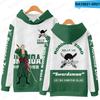 Luffy Nouvelle Mode Une Pièce Sweats À Capuche Impression 3D Hommes Femmes Enfants Sweats Garçon Fille Enfants Streetwear Pull Vert Hauts