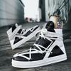Fashion Men's Casual Shoes Multi-strap Design Leather Shoes for Man Fashion Sneakers Lace-up High Quality Luxury Designer High Street