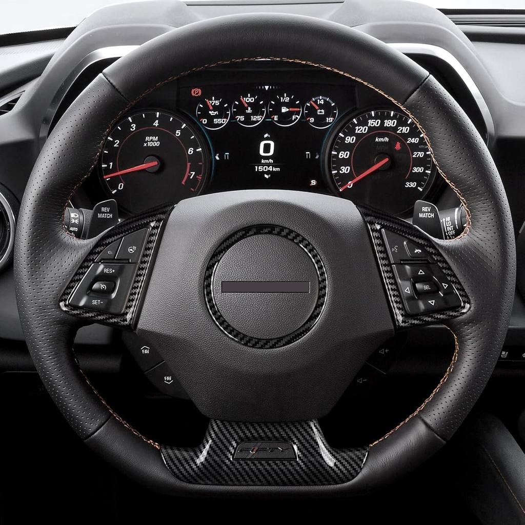 Car Sticker ABS Carbon Fiber Decal Interior Cover Trim for Chevrolet Camaro 2016 2017 2018 2024 Accessories