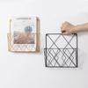 Wall Hanging Storage Shelf For Home Room Magazines Newspaper Storage Rack Study Office Hooks Files Holder Tabletop Display Stand