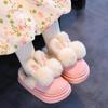 2024 Warm Winter Cotton Slippers for Girls: Indoor/Outdoor, Thickened for Mid-to-Large Children