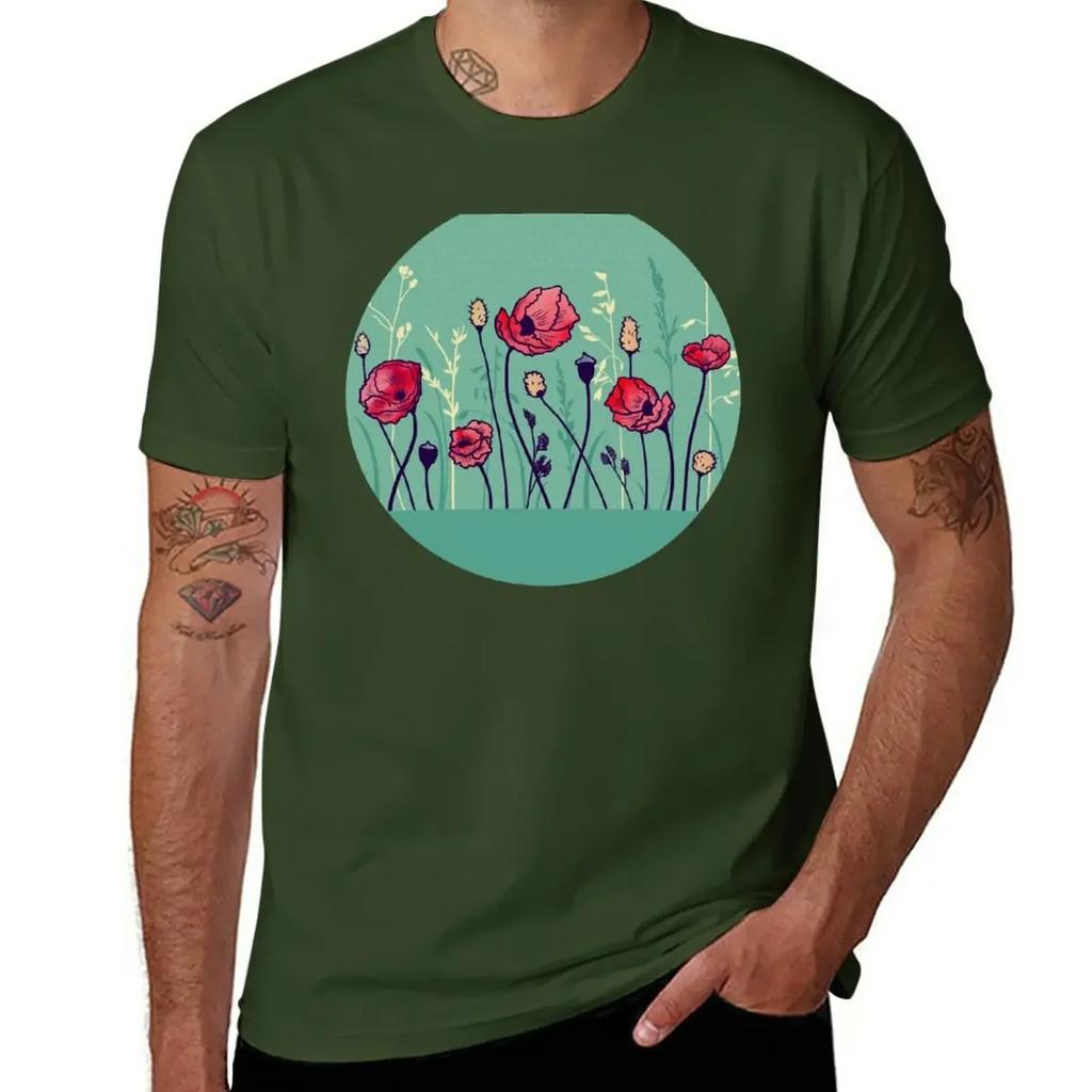 Summer Field T-Shirt customs design your own heavyweights mens clothing
