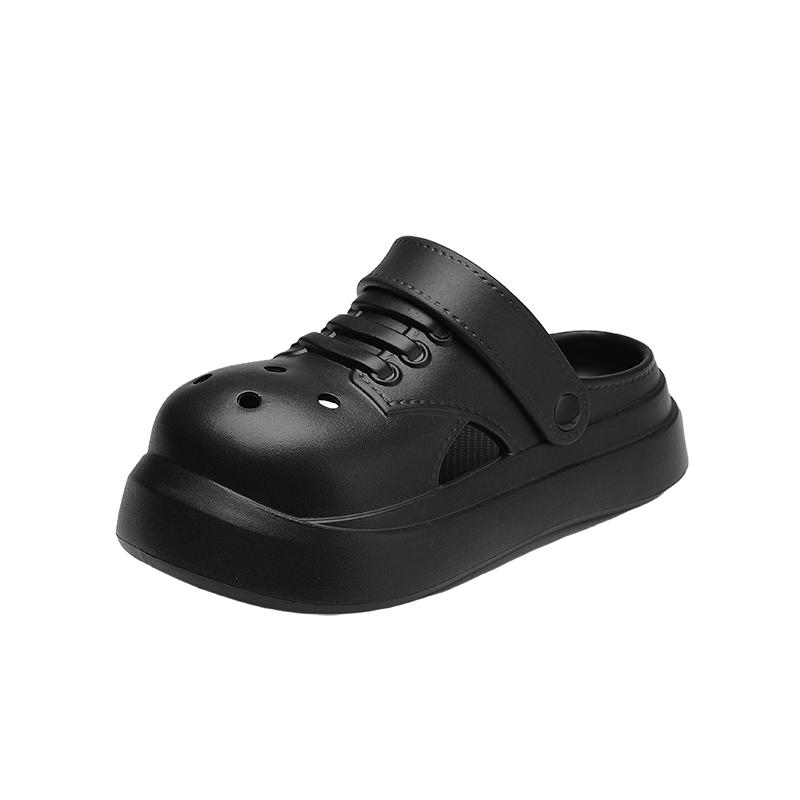 Fashion 2024 New Baotou Men's and Women's Sandals Fashion Leisure Outdoor Beach Shoes Thick Soles Comfortable Slippers Flip Flops Women