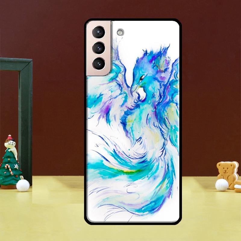 Чехол Феникс для Samsung Galaxy S23 S22 Ultra S21 Ultra S21 FE S9 S10 Note 10 Plus S20 FE Задняя крышка