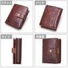 CONTACTS Bifold Leather Genuine Leather Large Storage for Many Coin Perfect As a Gift for Men [Contacts] Men's Wallet, Wallet, Wallet, Wallet,