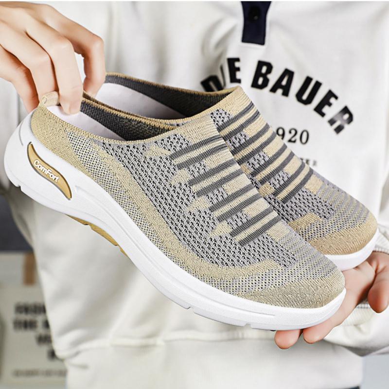 Модная женская обувь лета 2025 года:  Оптовая продажа удобной обуви для отдыха из дышащей ткани, которую легко носить