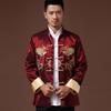 Male Costume Embroidery Dragon Tangsuit Traditional Chinese Clothing for Men Shirt Tops Jacket
