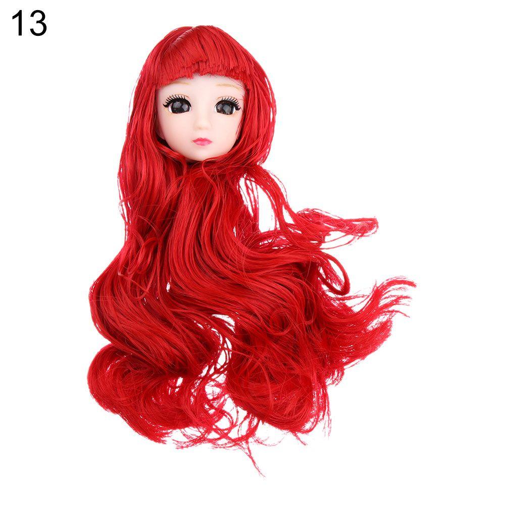 Игрушки Длинные прически 1/6 BJD Кукольная голова DIY Головной убор 30 Кукольные суставы Древние Кукольные аксессуары