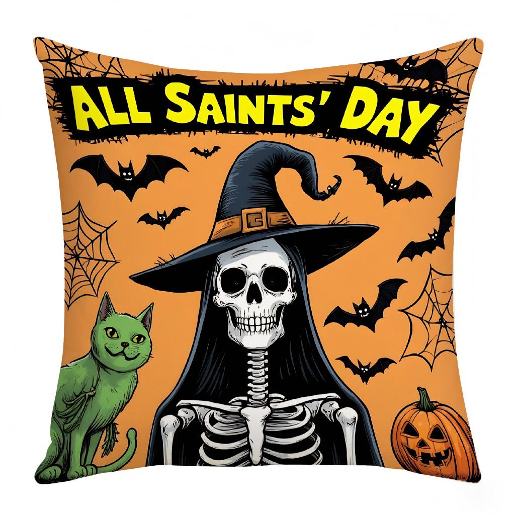 Новый европейский и американский стиль Чехол для подушки для вечеринки на Хэллоуин Фестиваль призраков Тыквенная атмосфера Декоративный атмосферный чехол для подушки