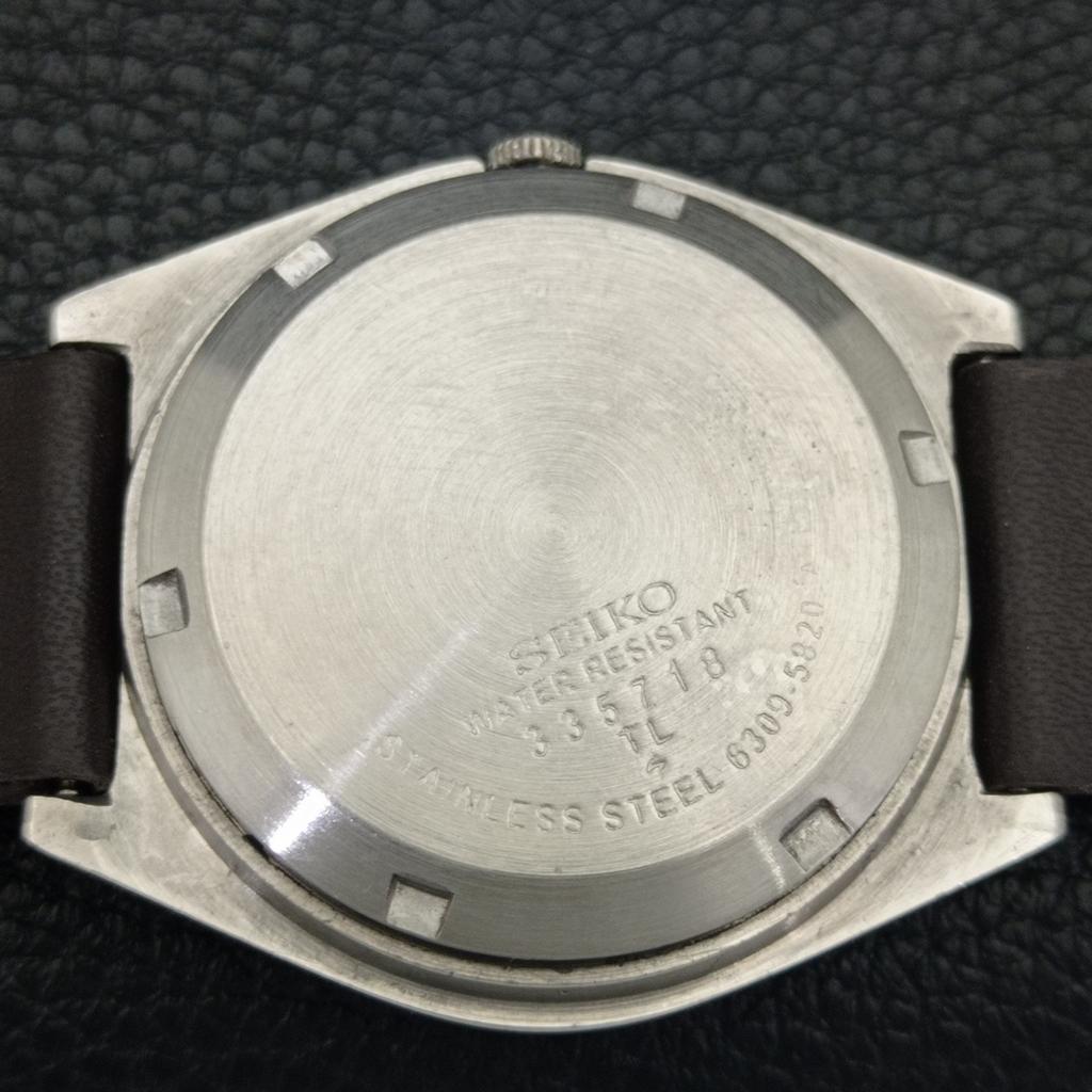 ЯПОНИЯ 6309A ВИНТАЖНЫЕ МУЖСКИЕ АВТОМАТИЧЕСКИЕ ЧАСЫ SEIKO 5 С ЦИФЕРБЛАТОМ КРАСНОГО ЦВЕТА a702726-1