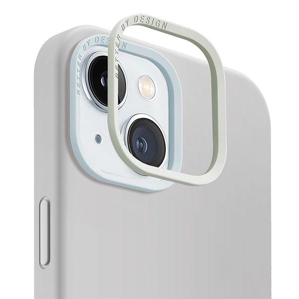 Uniq Lino Hue Iphone 15 6.1 Case Magclick Charging Light Gray/Chalk Gray