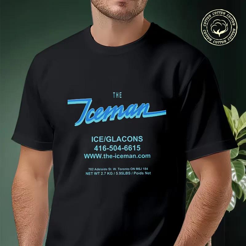 Motorcycle THE ICEMAN Drake Vintage Rap Music Fans T-Shirt Men Hip Hop Streetwear Unisex Casual