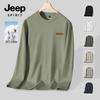 Мужская футболка с длинным рукавом Jeep Spirit из чистого хлопка