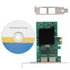 Сетевая карта PCI E X1 1000 Мбит/с двухпортовый Gigabit EtherneT