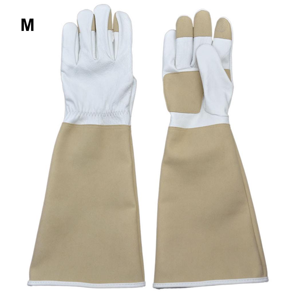 Перчатки для садоводства из свиной кожи, устойчивые к проколам, для улучшенной защиты, перчатки из микрофибры