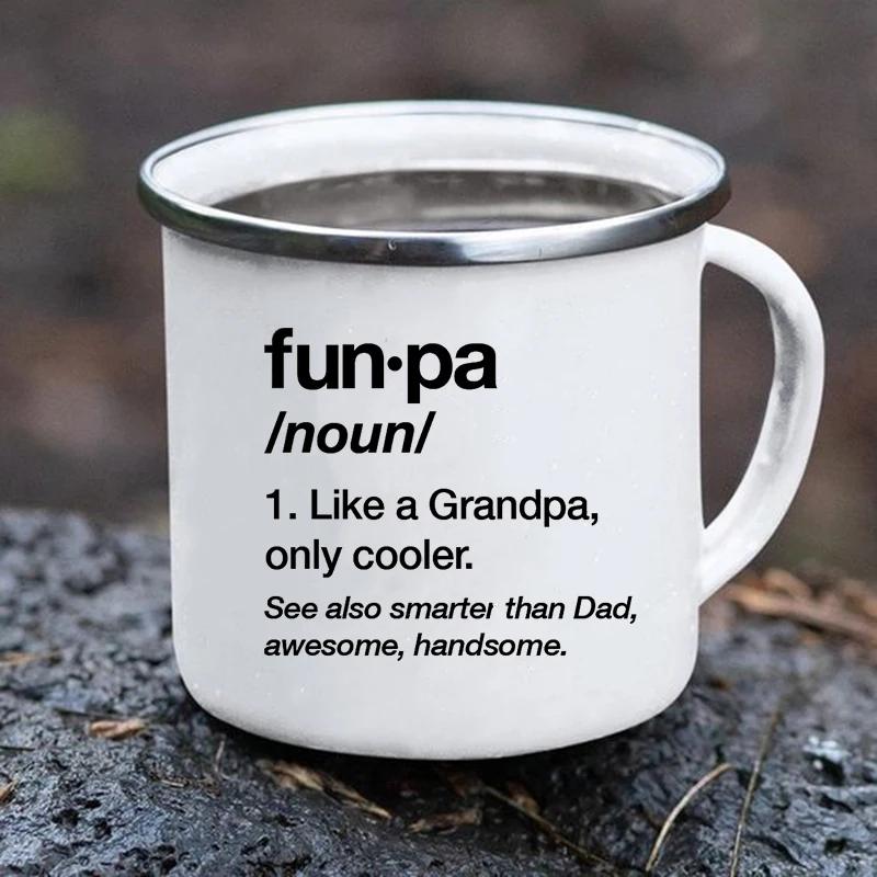 Оригинальные чашки для завтрака, чтобы сублимировать лучший в мире дедушка принт креативные эмалированные кофейные кружки чашка кофе кружка для путешествий кавайное пиво