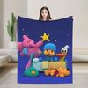 P-POCOYO Элли Плюшевое одеяло Детское Фланелевое плед для дивана кресла кровати Теплое мягкое На заказ DIY Качество Покрывало
