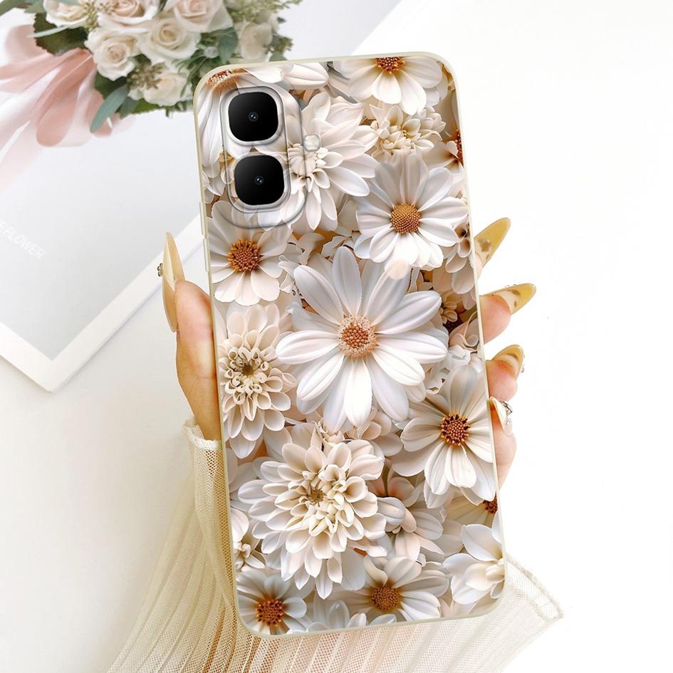 Чехол для телефона Infinix Smart 10 X6725 Чехол Милый Кот Сова Ромашка Рисунок Мягкий Силикон Задняя Крышка Для Infinix Smart10 Чехол