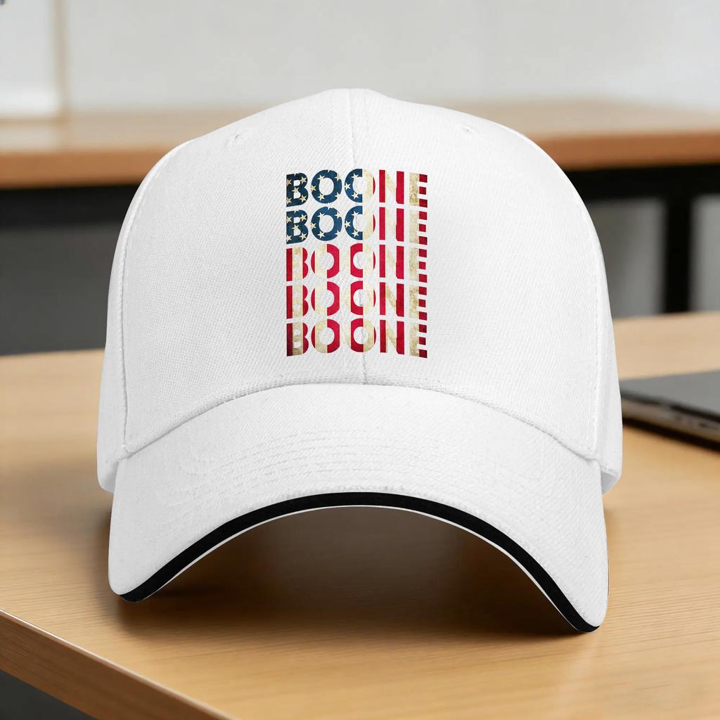 Boone Lovers Baseball Cap Couple Women Print Hip Hop Hats Summer yk Retro Running Hippie Sun Snapback Cap