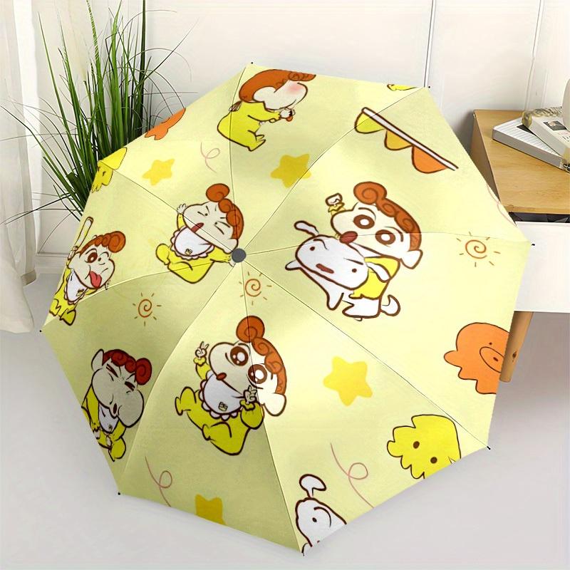1pc Crayon Shin-chan Automatic Umbrella 8-Bone Design Compact Gear for Outdoor Travel, Perfect Gift for Friends or Family yy250829118