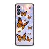 Butterfly Phone Case For Oppo Find X5 A54 A53 A52 A9 2020 A15 A95 A16 A76 A74 A12 Reno7 SE Reno6 Pro Plus 5G Soft Black Cover