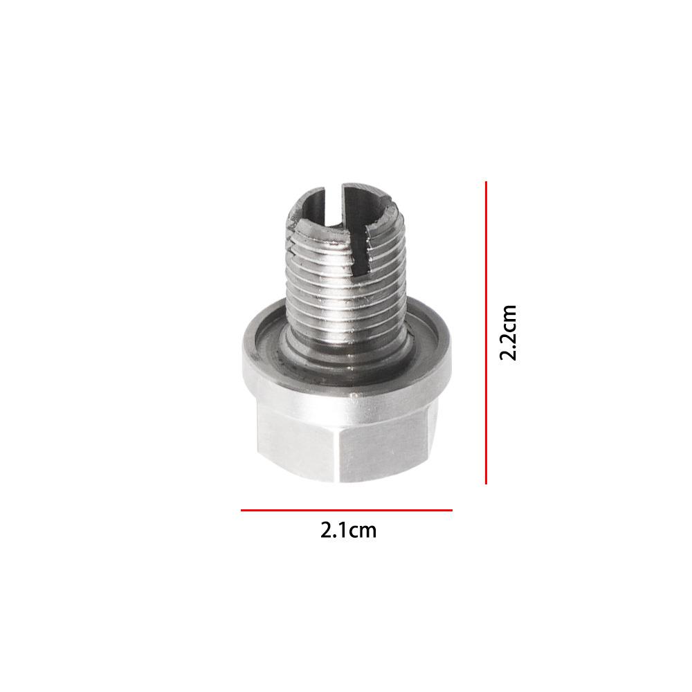 M12.1-1.25x15мм Магнитная пробка сливного отверстия масла Пиггибэк из нержавеющей стали Ремонтный комплект