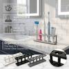 No Drilling Toothbrush Holder Multi-Slot Design Storage Rack Pencil Holder  Bathroom Countertop