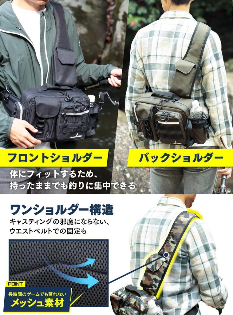 PYKES PEAK Fishing Tackle Run Gun 2 5 Waterproof Large 6 Fishing Shoulder Medium Bag, Bag, & Bag, Sizes, Colors, Zipper, Capacity, Carabiners, Bag,