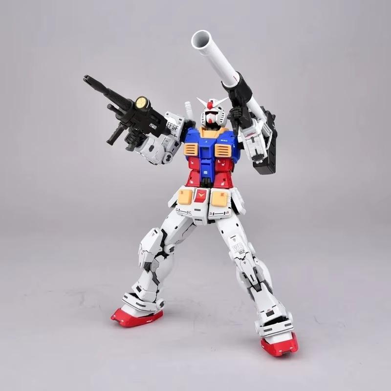 Panda Rg Увеличенная Версия 1/100 Rx-78-2 2.0 Сборная Модель Набор Фигурка Настольное Украшение Подарок Пазл для Мальчиков Коллекционная