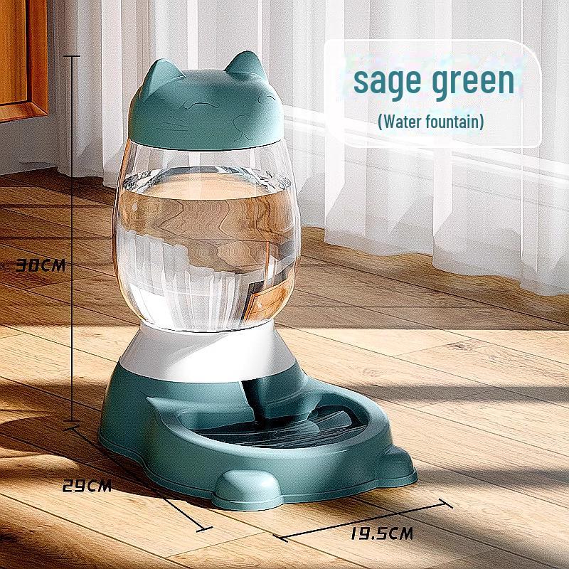 Автоматический поилка с кормушкой для кошек и собак