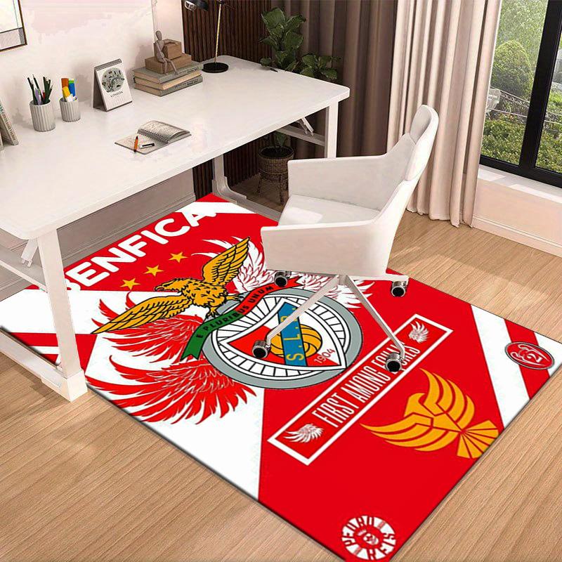 Ben-fica Football Club Printed Area Rug for Office, Chair Rug, Decorative Carpet Floor Mat, Large Size Fan gifts Christmas gifts