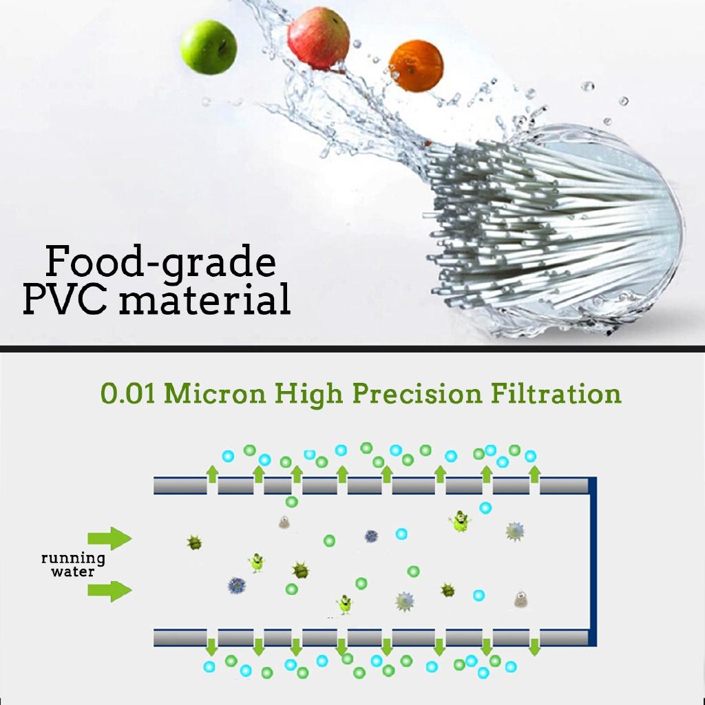 600л/1000л домашний кухонный напиток прямые УФ-фильтры ультрафильтрационный очиститель воды 304 фильтр для воды из нержавеющей стали