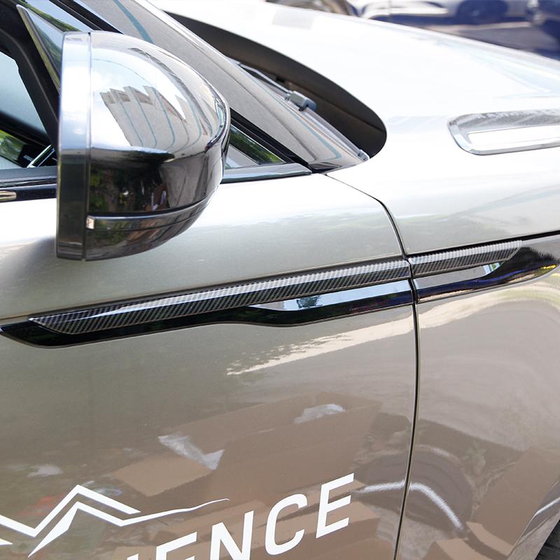 For Land Rover Range Rover Velar 2017 + Car Door Side Fender Strip Cover Trim Decoration Sticker Automotive Exterior Accessories