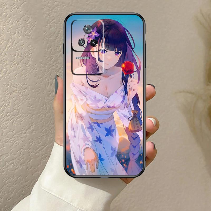 Чехол Genshin Impact Райдэн Сёгун для Xiaomi 13T 14T 15T Pro 14 15 Ultra 17 Pro Max POCO F8 F7 F5 F6 X3 X5 X6 X7 Pro