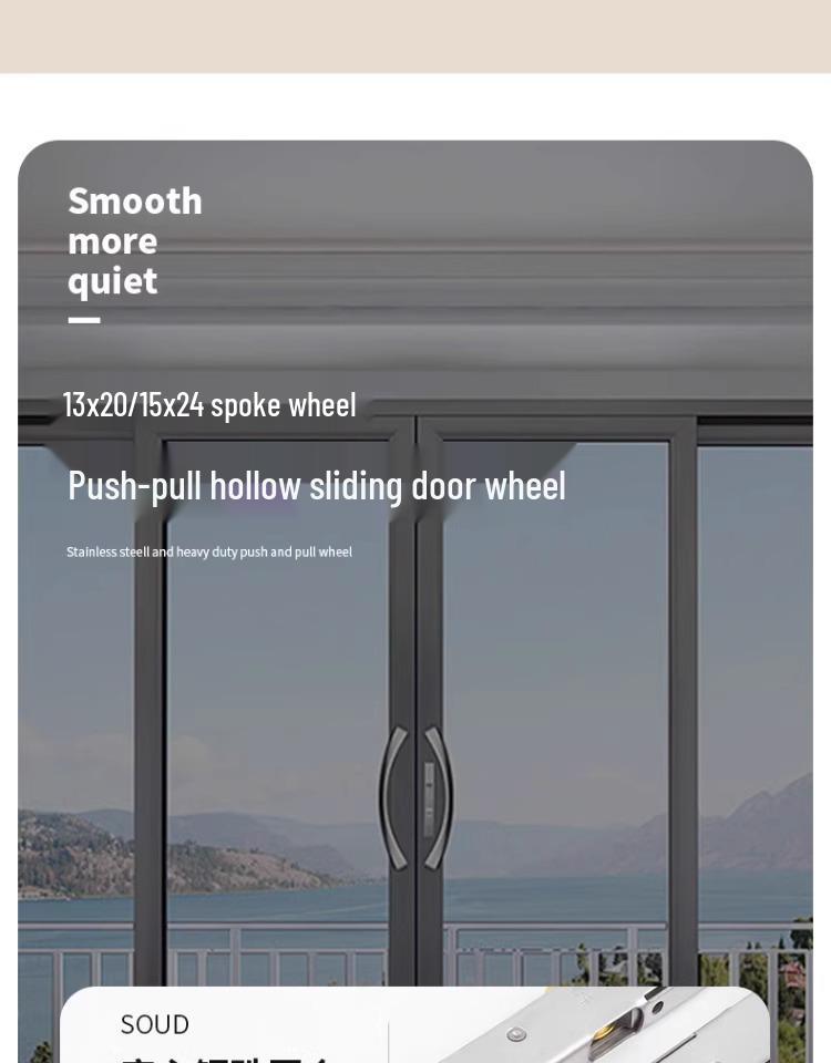 UPVC/Aluminum Alloy Sliding Door Roller for Glass Doors and Windows