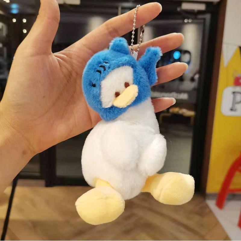 Очаровательный плюшевый брелок-утка, милый мультяшный зверёк, мягкая игрушка из короткого плюша, 15 см