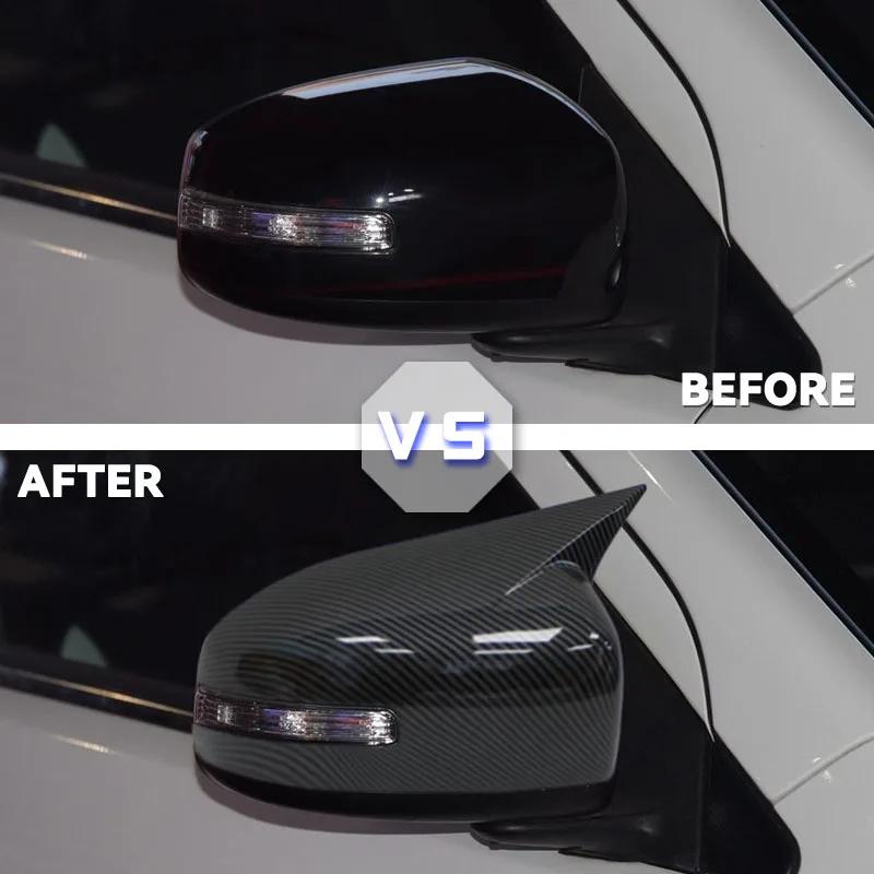 Для Mitsubishi Lancer X 10 EX EVO 2013-2016 Боковая дверь Зеркало заднего вида Крышка Отделка Автоаксессуары для стайлинга автомобилей Автозапчасти