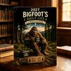 Creative Home Wall Art Sasquatch Daily Life Calendar 2027, Monthly Planner with Humorous Wilderness Illustrations for Office Desk Accessories