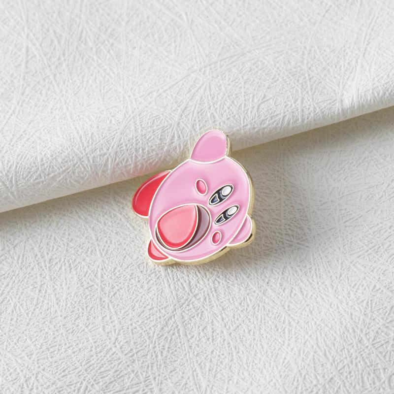 Kirby Anime Pins for Backpacks Badges on Manga Enamel Pin Accessories for Jewelry Cute Things Brooches Gift