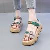 Fashion Platform Sandals The New Summer Soft Bottom Increase Sandals Color MatchingFashion Clothing Pair with Women Shoes Platform Shoes